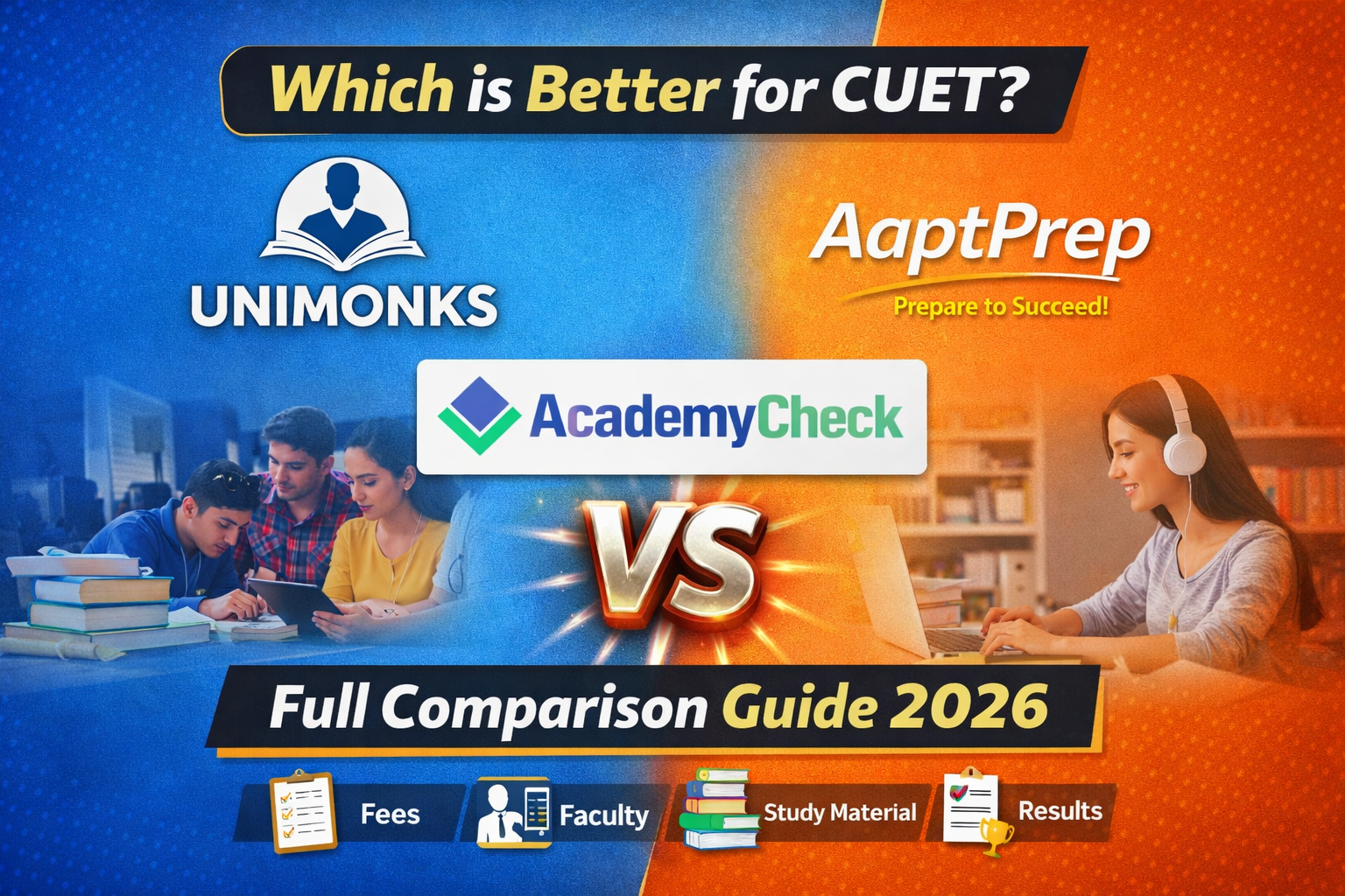 Which is Better for CUET? Unimonks vs AaptPrep Full Comparison Guide 2026